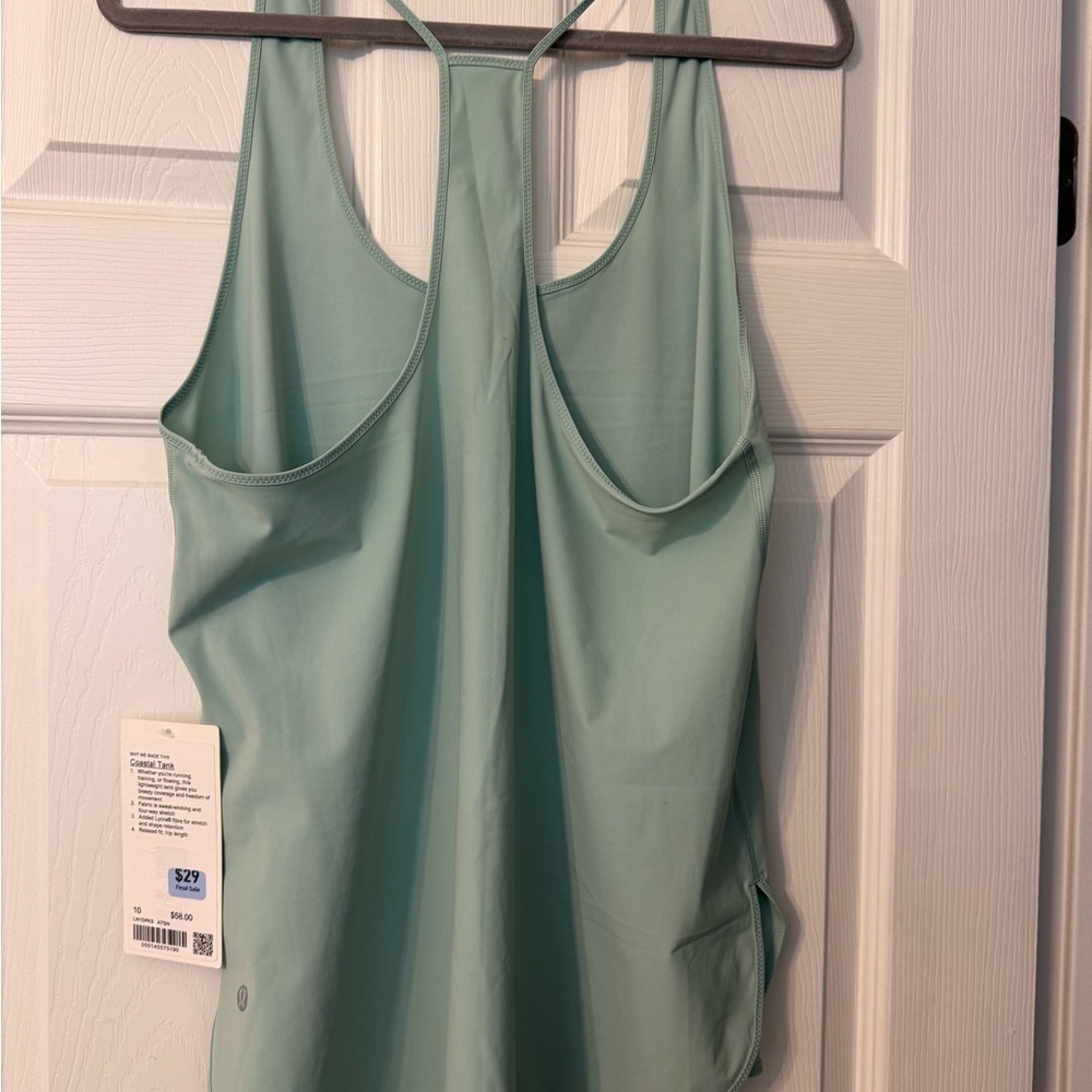 Lululemon Mint Green Racerback Tank Top - Picture 2 of 4